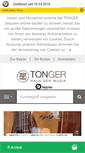 Mobile Screenshot of musik-tonger.de